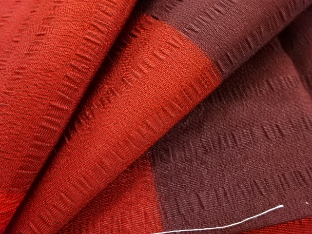  縞織り出し道中着